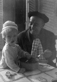 Été 1968 Nice Joseph et Loïc Peyrani
