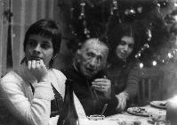 Noël 1973 Noémie Véronique et Françoise